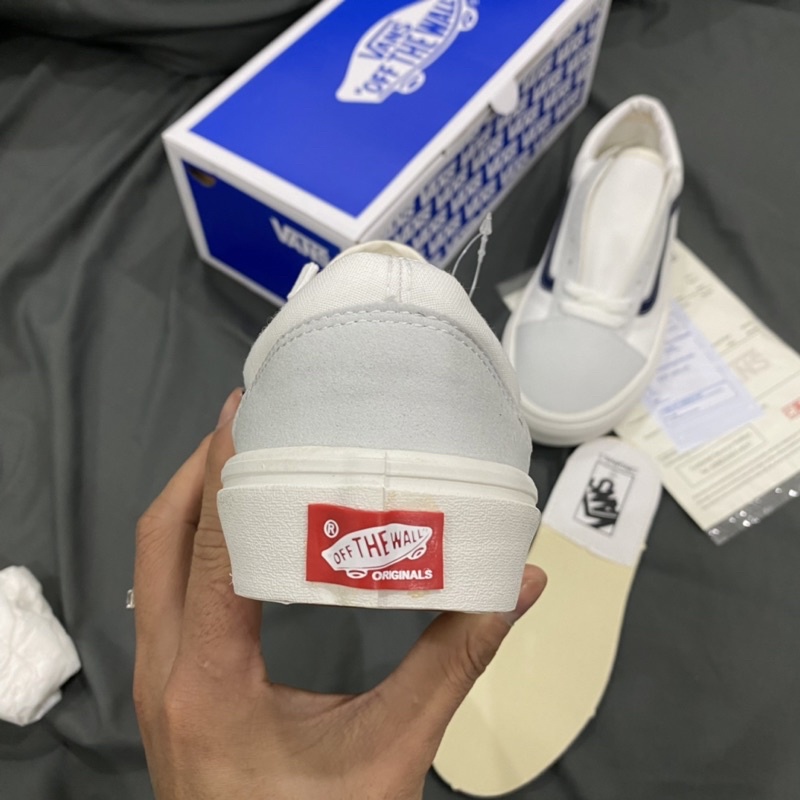 GIÀY VAN.S STYLE VẠCH XANH THAN 1:1 ( FULL BOX + FREE SHIP ]