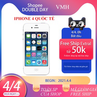  ĐIỆN THOẠI IPHONE 4G QUỐC TẾ LẮP SIM NGHE GỌI