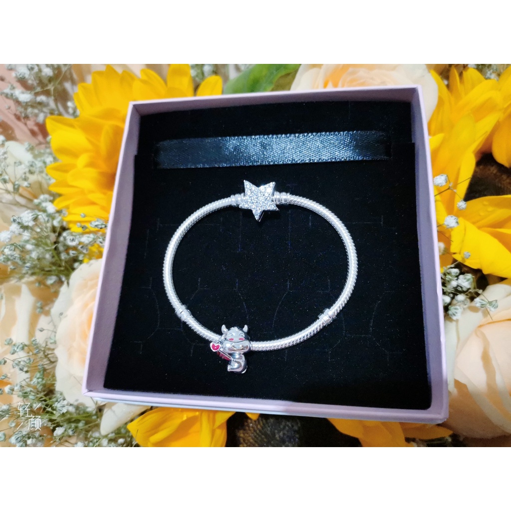 Vòng Tay Thiết Kế Bất Đối Xứng Kèm Hộp Đựng pandora