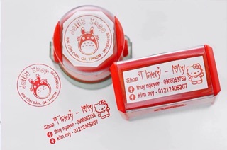 Dấu khắc tên shop Shiny