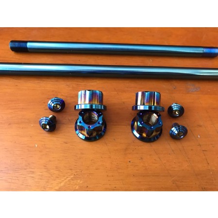 Cặp cốt bánh INOX xi TITAN dành cho XE WINNER , SONIC 150CC ( Hàng cao cấp bao chất)