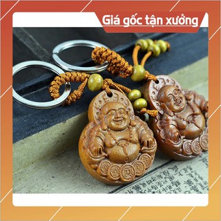 Móc khóa gỗ hình Phật