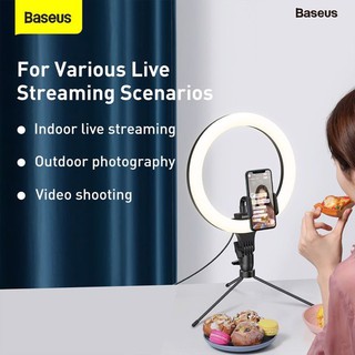 Đèn live stream baseus holder table stand 10 inch