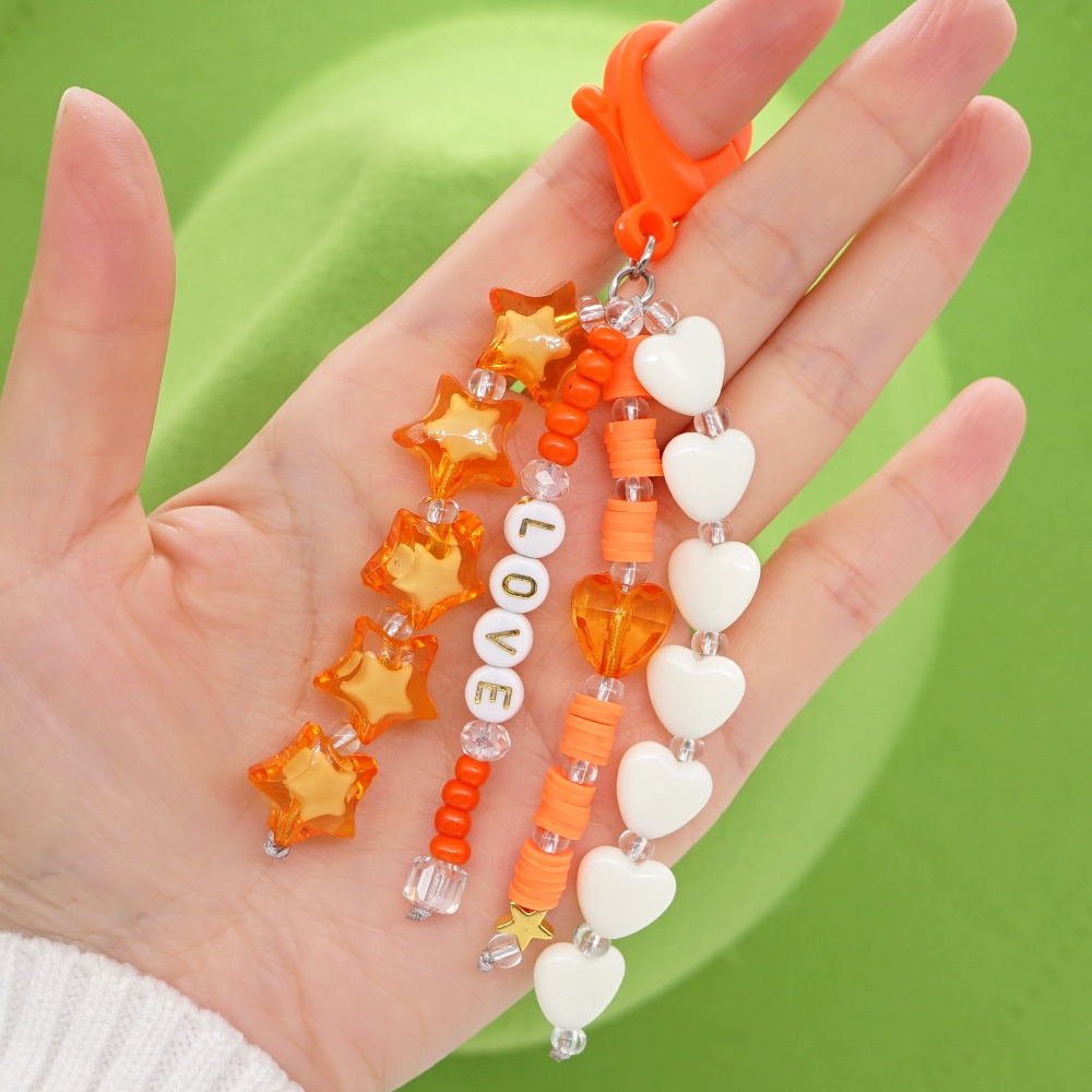 Móc Khóa Hạt Nhựa Resin Dễ Thương Trang Trí Túi Xách/Túi Xách Quà Tặng Ngày Của Mẹ