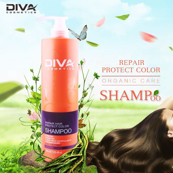 CẶP DẦU GỘI DIVA CAM PHỤC HỒI VÀ GIỮ MÀU ORGANIC