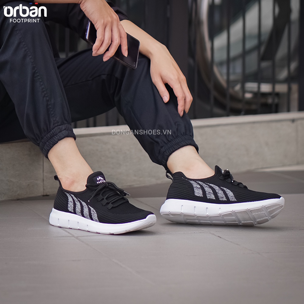 Giày thể thao Unisex Urban TM2122 full màu- đen đỏ- đen ghi- xanh chàm