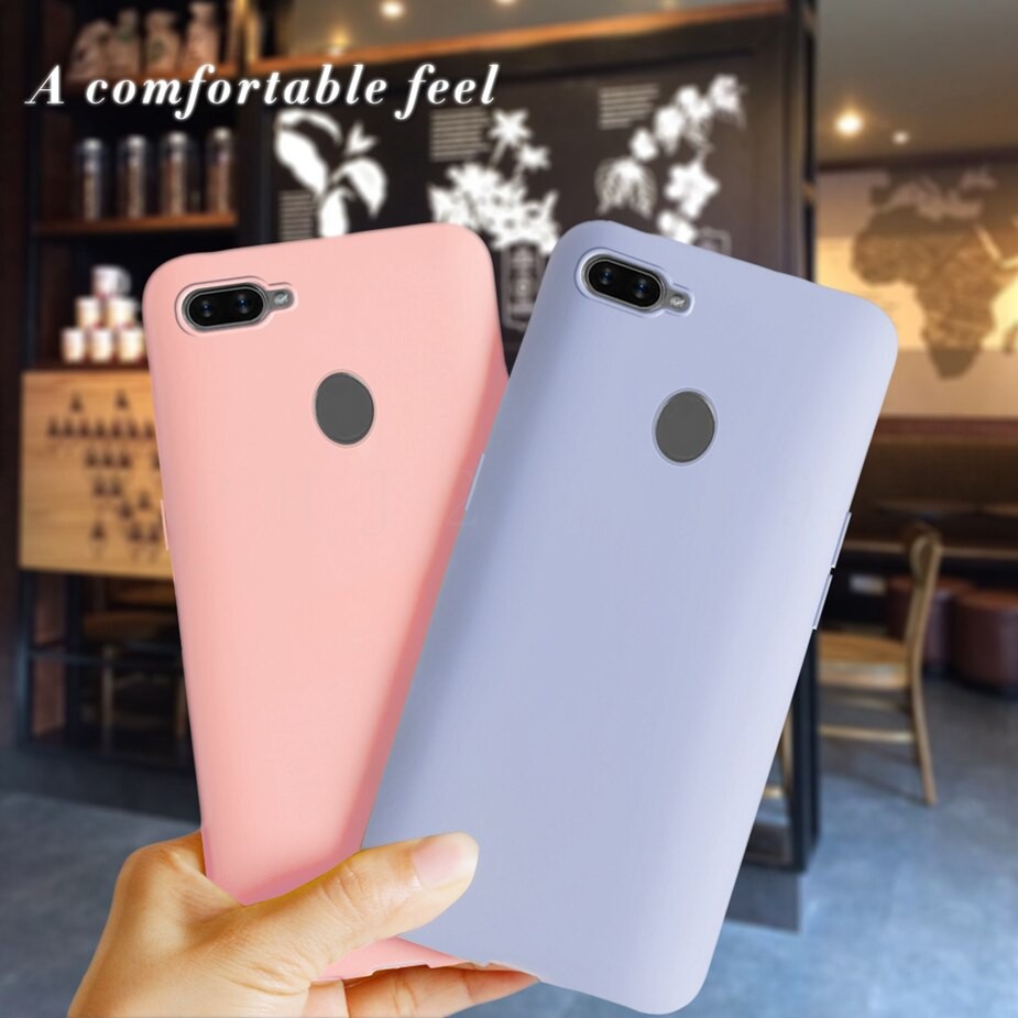 Ốp Điện Thoại Kiểu Dáng Đơn Giản Thời Trang Dành Cho Oppo A12 A7 A5S 6.22 "