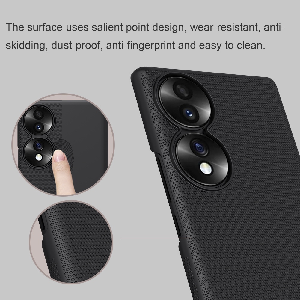 Ốp Điện Thoại Nillkin Bằng PC Cứng Siêu Mỏng Mặt Nhám Chống Sốc Chống Dấu Vân Tay Cho Honor 70