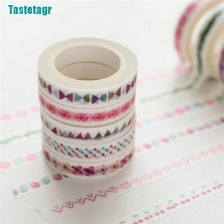 Cuộn Băng Keo Giấy Washi Mỏng 7mm * 10m