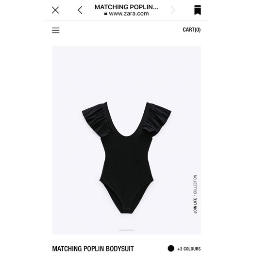 Body suit zara