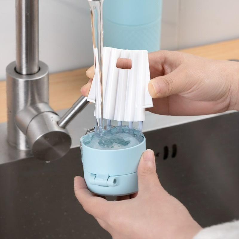 Cọ Vệ Sinh Khe Hở Khoảng Cách Có Thể Uốn Cong Với Lỗ Treo/ Vỏ Bọc Bình Sữa/ Dụng Cụ Vệ Sinh Cầm Tay Cho Nhà Bếp