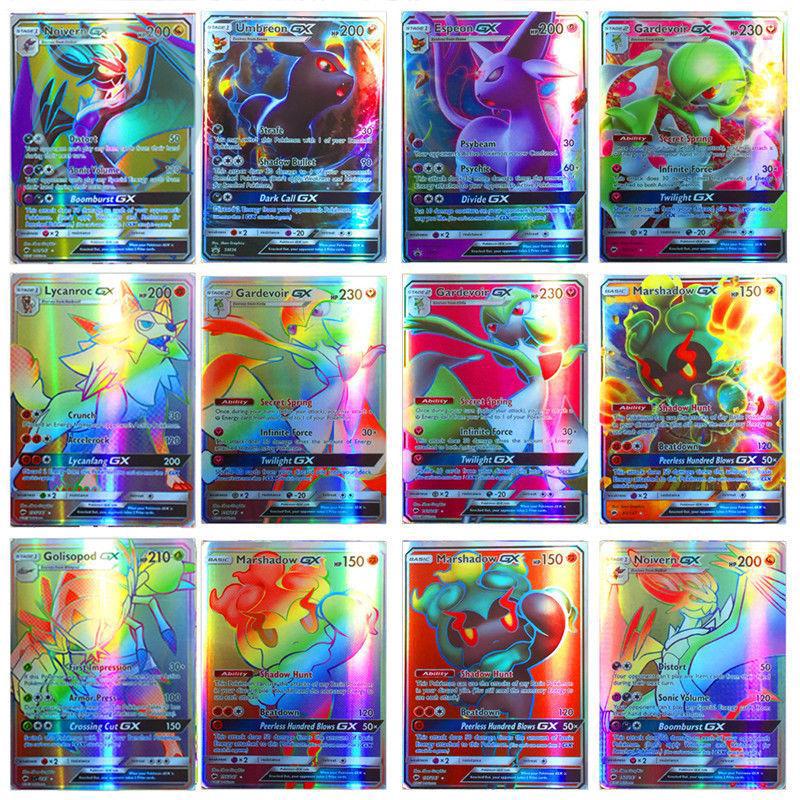 Set thẻ bài Pokemon laser lấp lánh