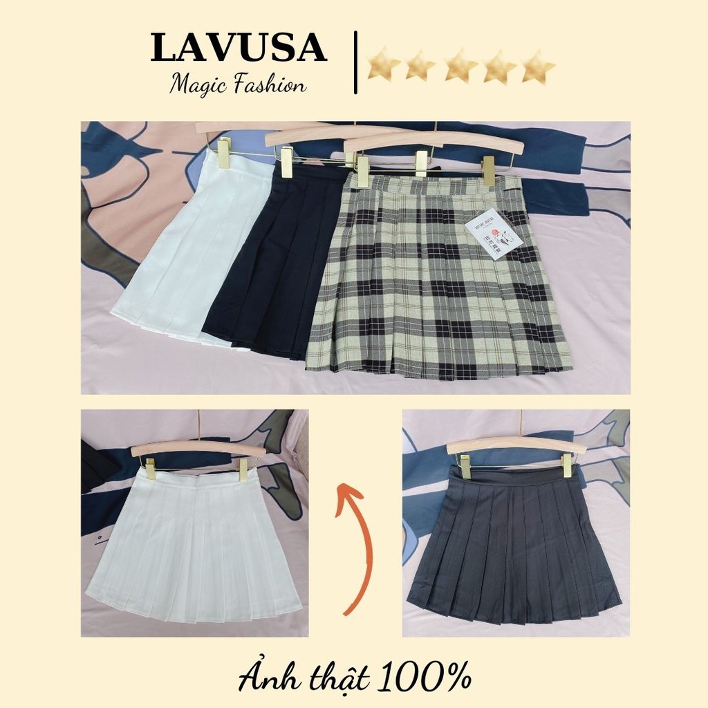 [ Mã FAGREEN55 giảm 10% tối đa 30K đơn 99K] Chân váy tennis xếp ly ngắn xòe Hàng quảng Châu LAVUSA | BigBuy360 - bigbuy360.vn