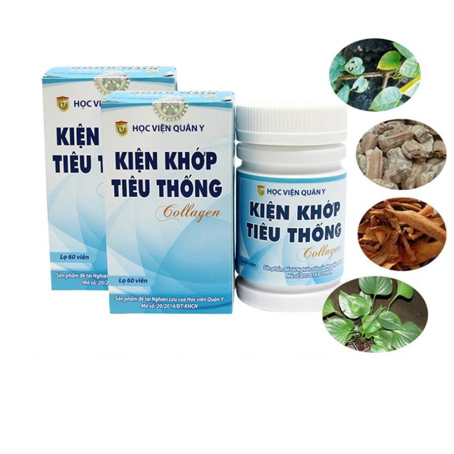 Kiện Khớp Tiêu Thống Collagen Học Viện Quân Y ( Lọ 60 Viên )