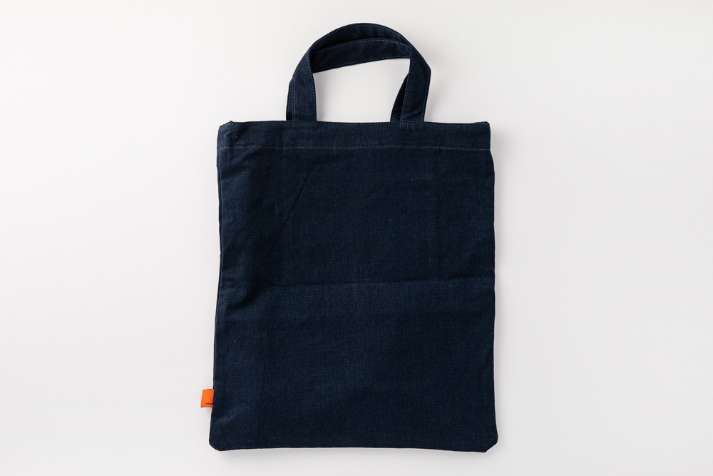 Túi Tote Artbox Hàn Quốc Màu Xanh Navy Họa Tiết Cún Shiba