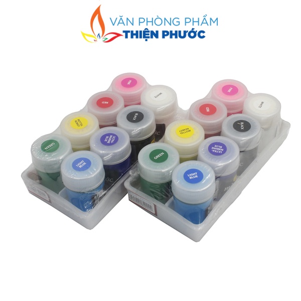 Màu nước Thiên Long 8 màu Colorkit WACO-C03 THIỆN PHƯỚC