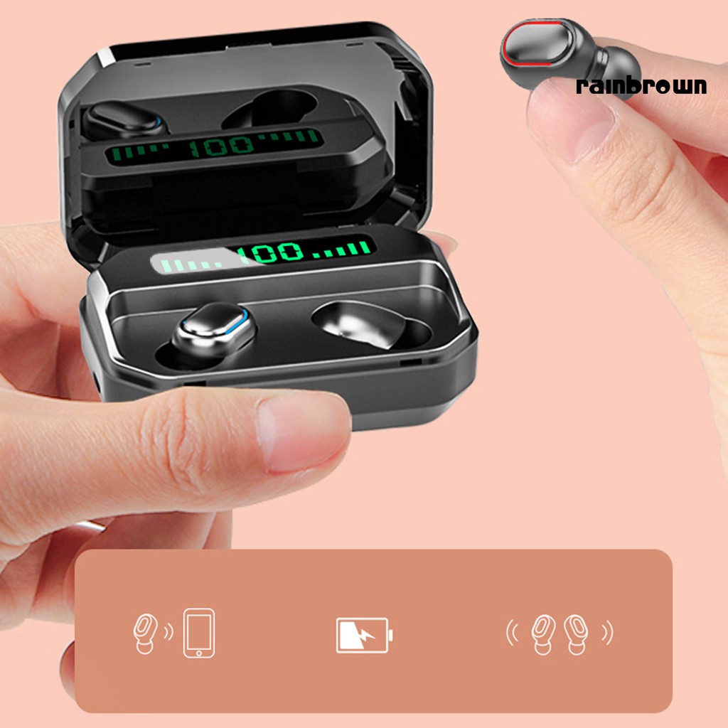 Tai Nghe In-Ear Bluetooth 5.0 Không Dây Có Thể Sạc Lại / Rej / 309