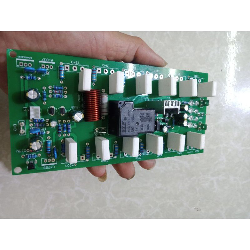 Mạch công suất 12 sò một kênh 600w