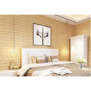 Combo 20 Miếng xốp Rẻ mà Đẹp dán tường cách âm ,cách nhiệt 3D phong cách Hàn Quốc-khổ 70x77cm
