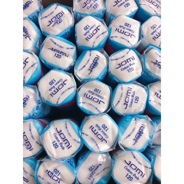 Bông tẩy trang Nhật Bản Jomi chính hãng 120 miếng Dùng để tẩy trang sau khi trang điểm | BigBuy360 - bigbuy360.vn