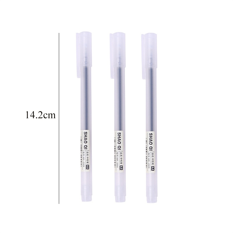 1 Chiếc Bút Bi Mực Đen Nhám Ngòi 0.5mm