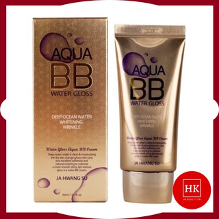 KEM TRANG ĐIỂM BB AQUA WATER GLOSS JA HWANG SU 50ml - kem nền da khô
