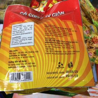 Túi Cá Cơm Sấy Giòn Damex 35g