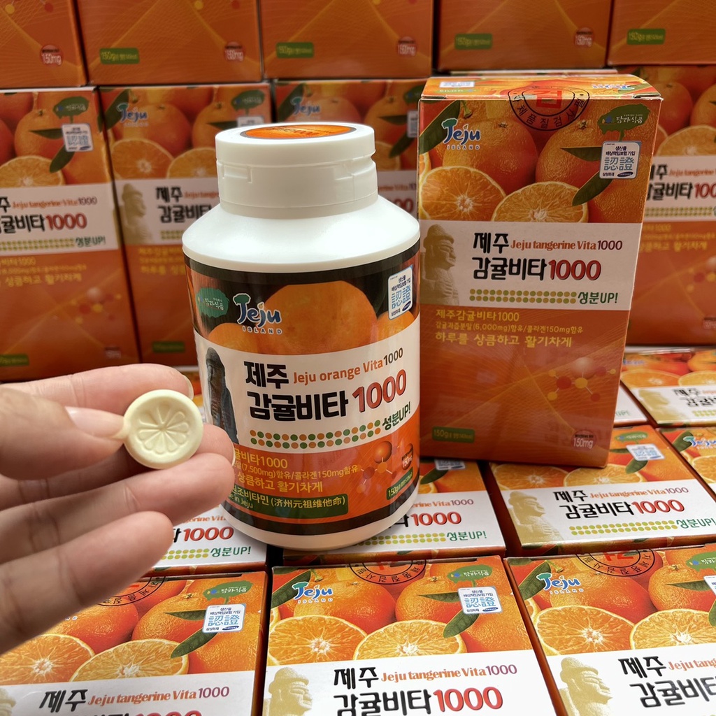 Viên Ngậm Vitamin C Nguyên Chất Đảo Jeju Hàn Quốc 150g