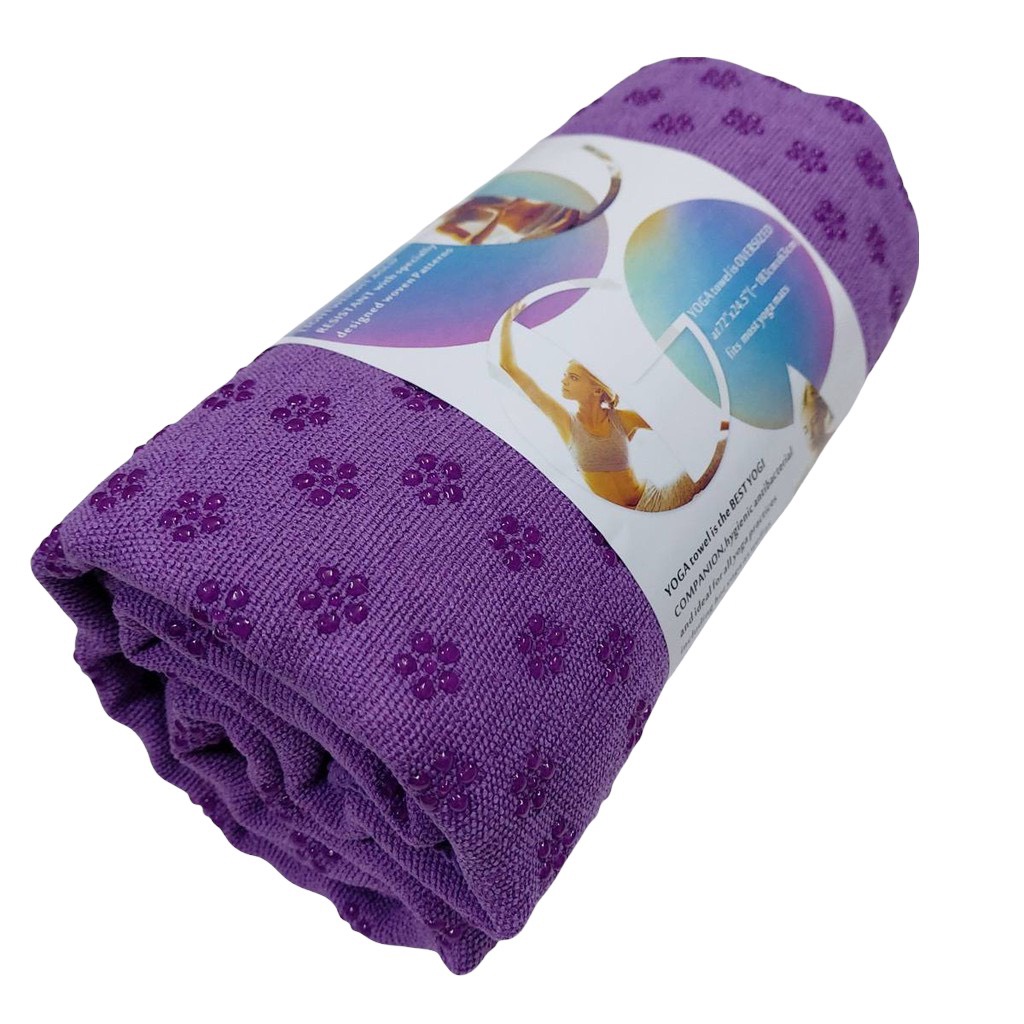 Khăn trải thảm yoga hạt silicon bám thảm tốt 183x63cm