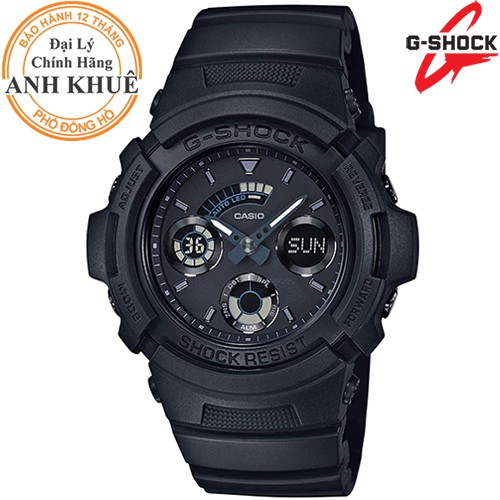 Đồng hồ nam dây nhựa G-SHOCK Casio chính hãng Anh Khuê AW-591BB-1ADR