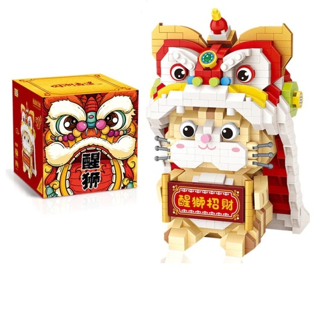 Đồ Chơi Lắp Ráp Loz Mô Hình Nhân Vật Kinh Kịch Trung Hoa 9265