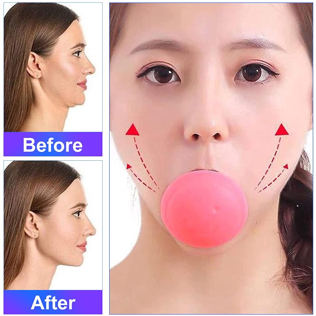1 Dụng Cụ Nâng Cơ Mặt Tạo Cằm Chữ V Bằng Silicone Tiện Dụng