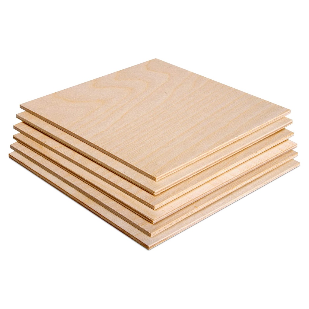 Gỗ Ép Nhập Khẩu Plywood - Tấm Ván Gỗ Dán - Tấm Ván Ep Cắt Khắc Laser Cnc Đẹp Dùng Làm Mô Hình Gỗ 3D