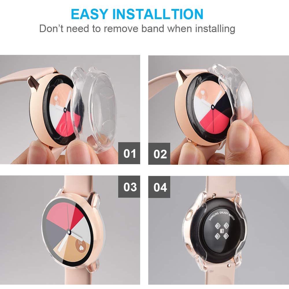 Ốp Silicone Bảo Vệ Cho Đồng Hồ Samsung Galaxy Watch Active 2