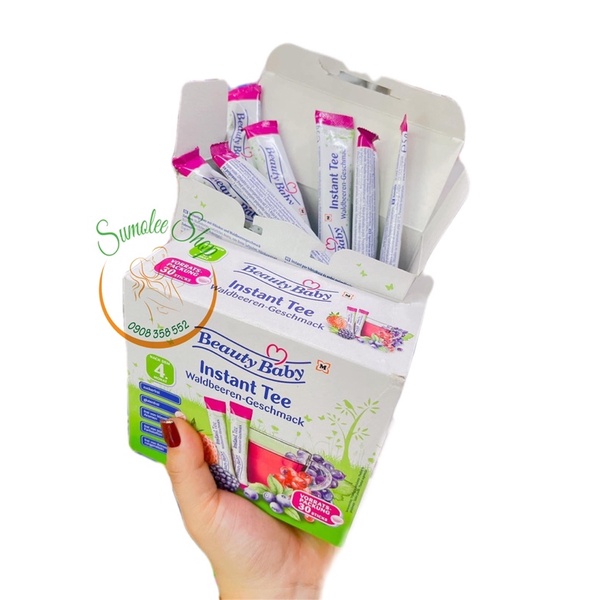 TRÀ CHO BÉ BEAUTY BABY 4M VỊ TRÁI CÂY - DATE 2025