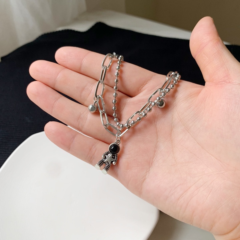 Vòng Tay Hình Phi Hành Gia/Ngôi Sao Thời Trang Cá Tính Cho Cặp Đôi