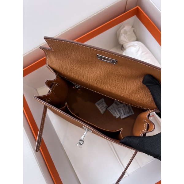 Túi HM Kelly nguyên bản TAG BẠC - DA NHẬP KHẨU - FULL BOX