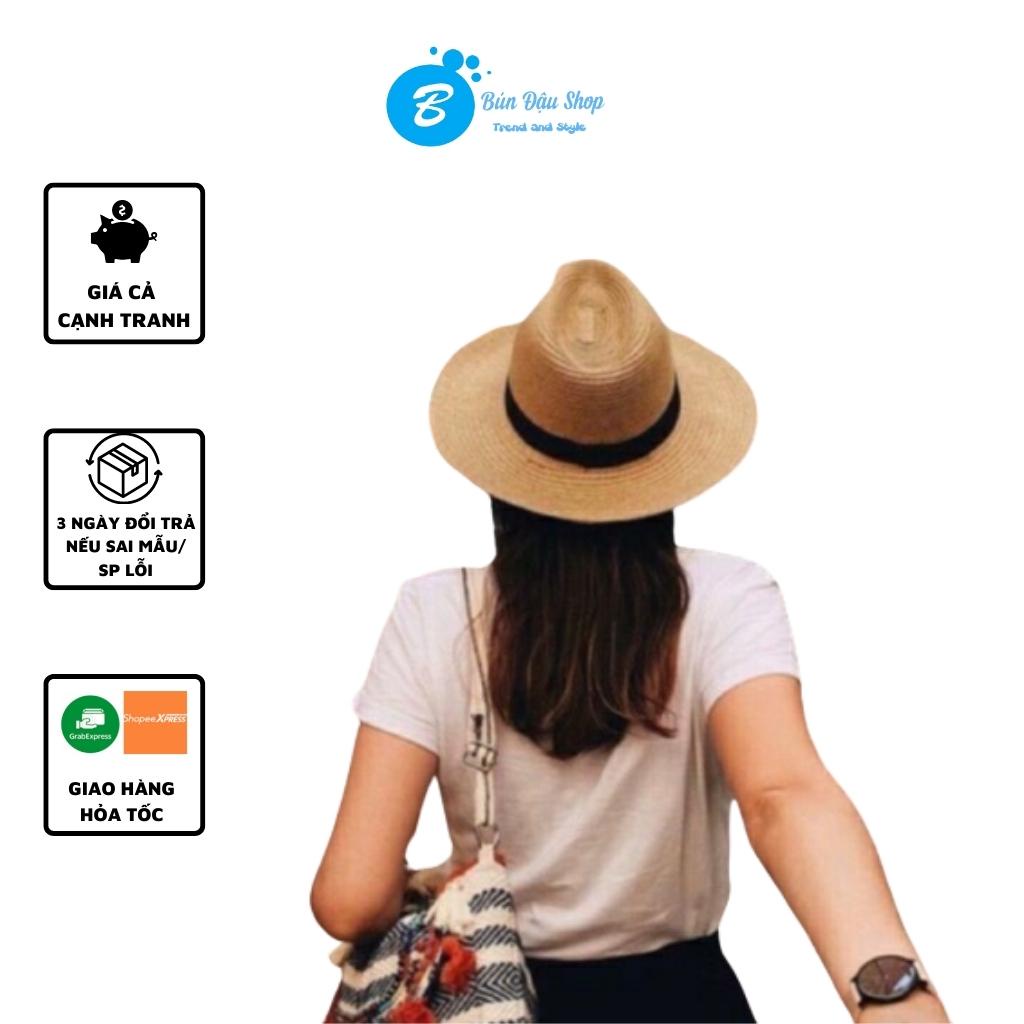 Mũ Phớt Cói Panama Unisex