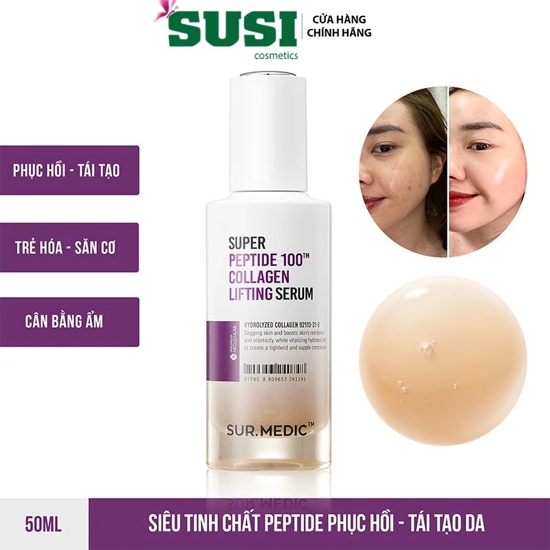Tinh Chất Sur.Medic Super Peptide 100™ Collagen Lifting Serum