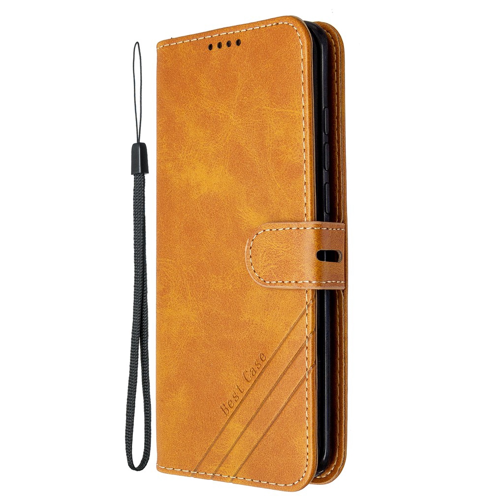 Bao Da Nắp Gập Màu Trơn Phong Cách Retro Cho Xiaomi Cc9Pro Mi Note10 Pro 9lite Xiaomi 5x A1 6x A2 Cc9 Cc9E A3 10 Pro Ốp | BigBuy360 - bigbuy360.vn