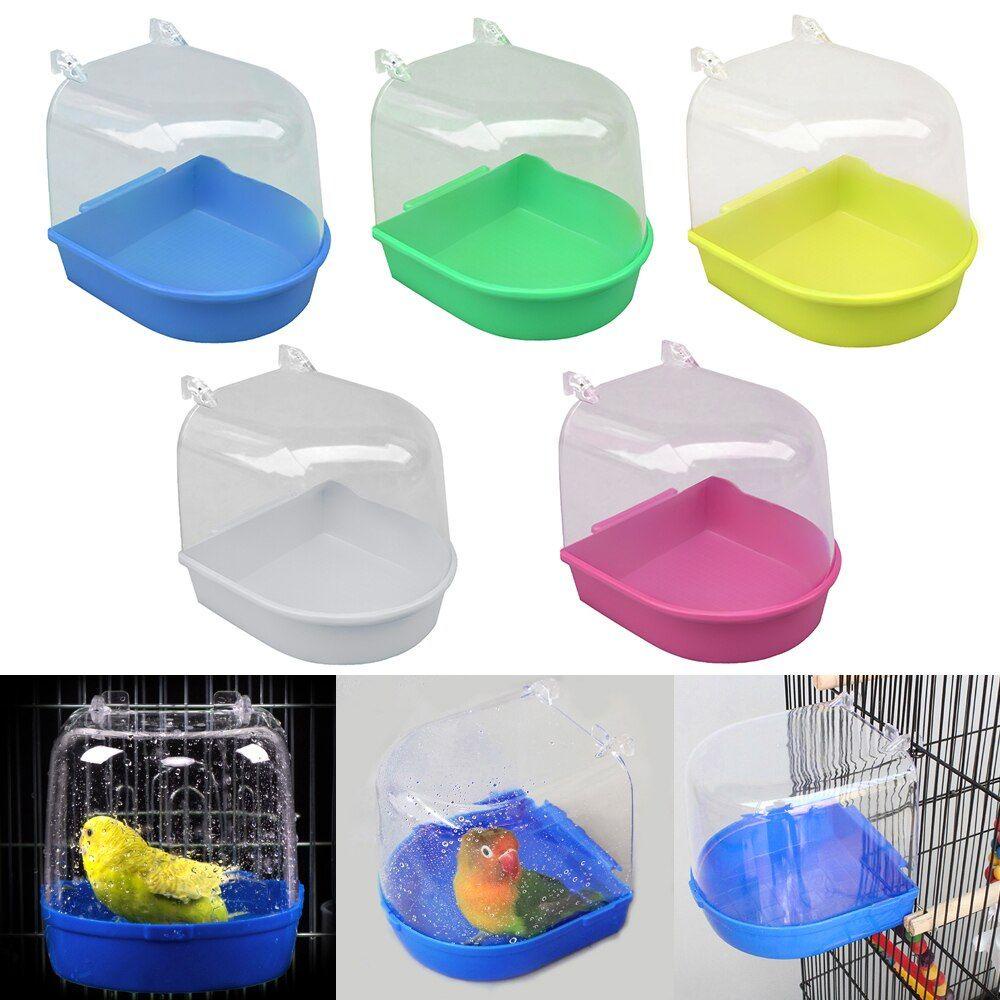 Bồn Tắm Treo Lồng Chim Bằng Nhựa Thanh Lịch
