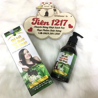 Dầu gội thảo dược bồ kết hoa bưởi Việt Nhật 300ml