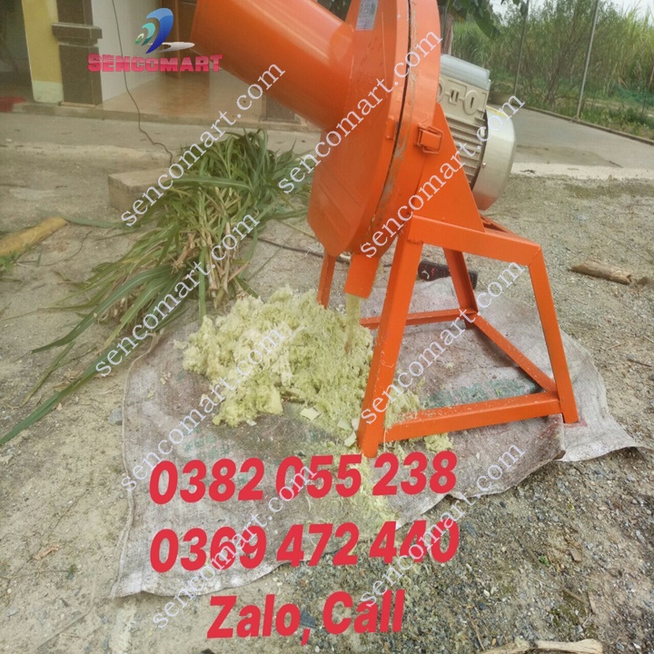 Máy thái chuối mịn băm cỏ voi băm rau cho gà vịt trâu bò ăn