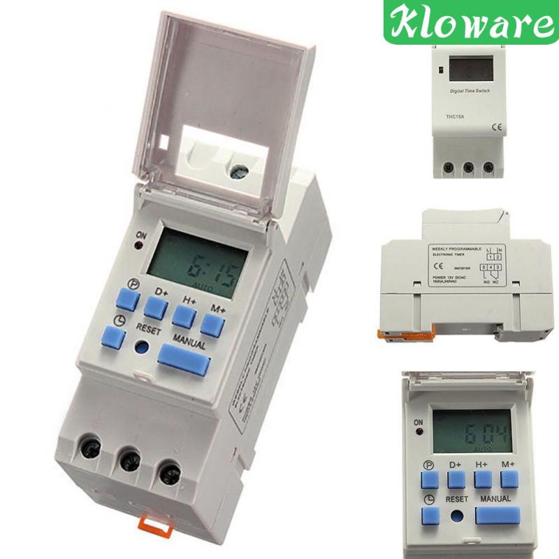 Rơ Le Công Tắc Thời Gian Kỹ Thuật Số LCD DC