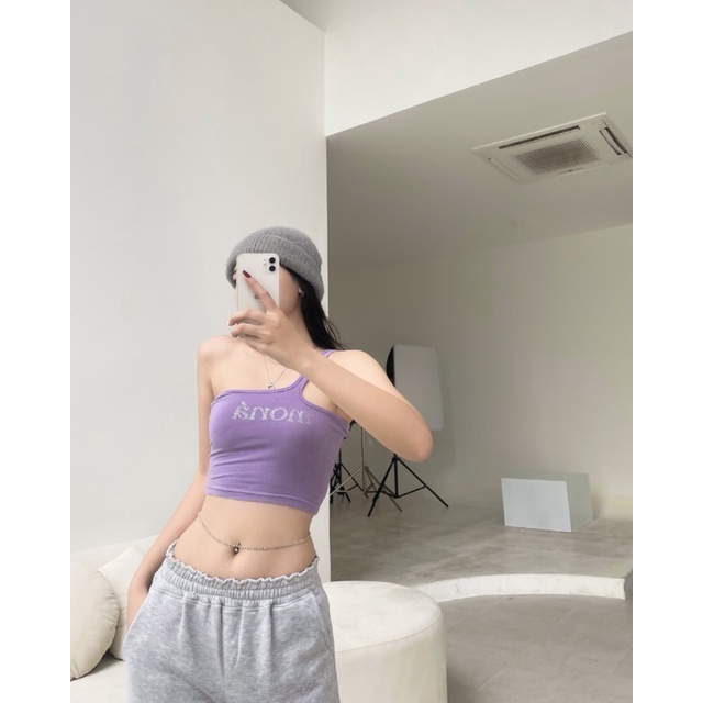 Áo croptop ba lỗ MONÁ - ROCKY