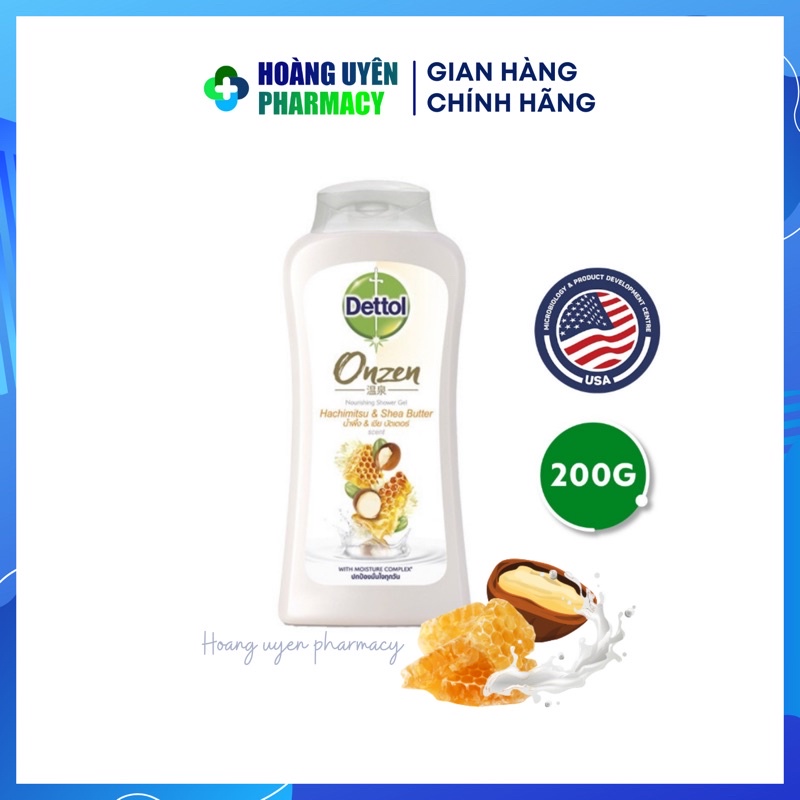 Sữa tắm Dettol kháng khuẩn - chiết xuất mật ong và bơ hạt mỡ