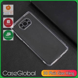 Ốp Lưng trong suốt dành cho Điện thoại Xiaomi Poco x3 Pro NFC bảo vệ mặt lưng