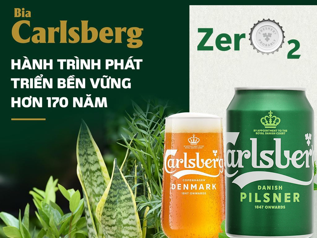 Thùng 24 lon bia Carlsberg Danish Pilsner 330ml / Lốc 6 lon bia Carlsberg Danish Pilsner 330ml