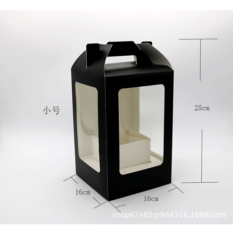 Túi hộp giấy mặt kính đựng hoa | BigBuy360 - bigbuy360.vn