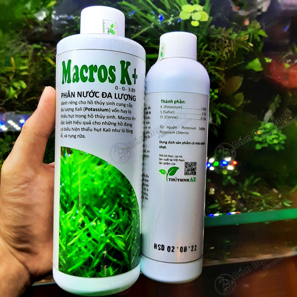 Macro K+ (500ml) - Phân Nước Cung Cấp Kali Cho Cây Thuỷ Sinh [Thủy Sinh AZ]